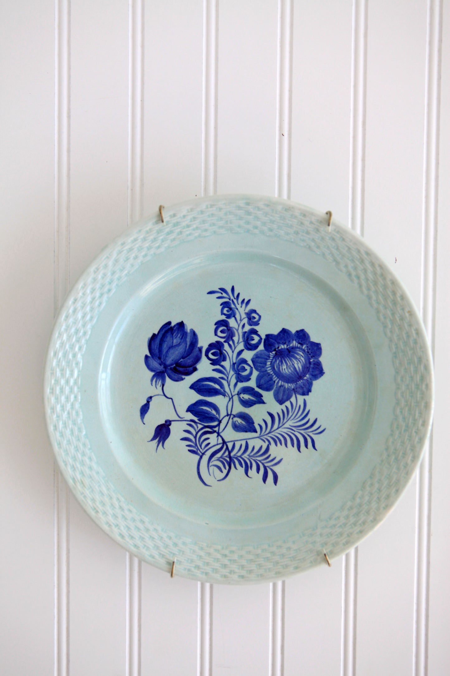 Vintage Calyx Ware Floral Plate