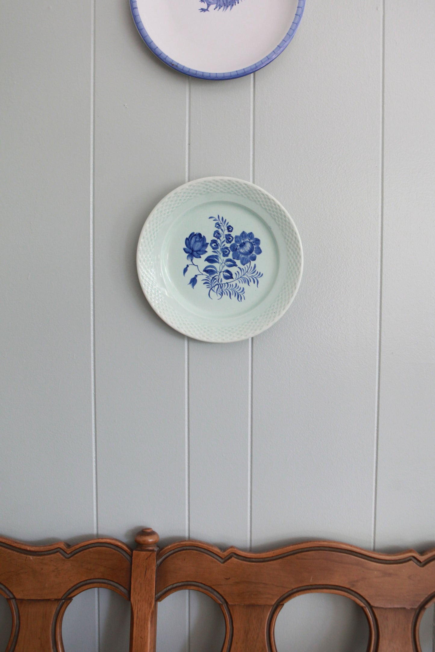 Vintage Calyx Ware Floral Plate
