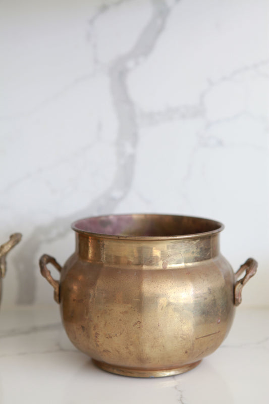 Vintage Brass Vessel (Medium)