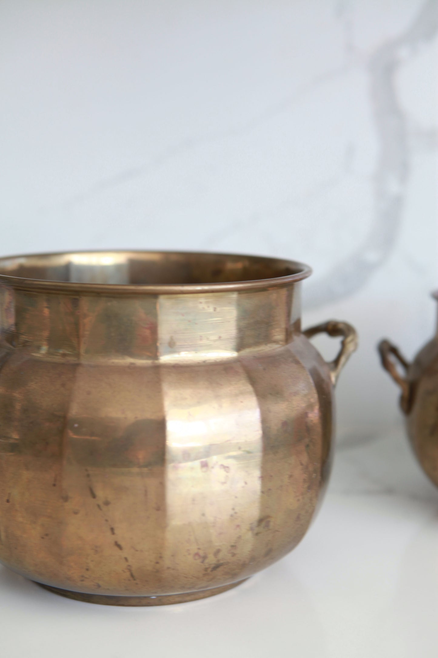 Vintage Brass Vessel (Large)