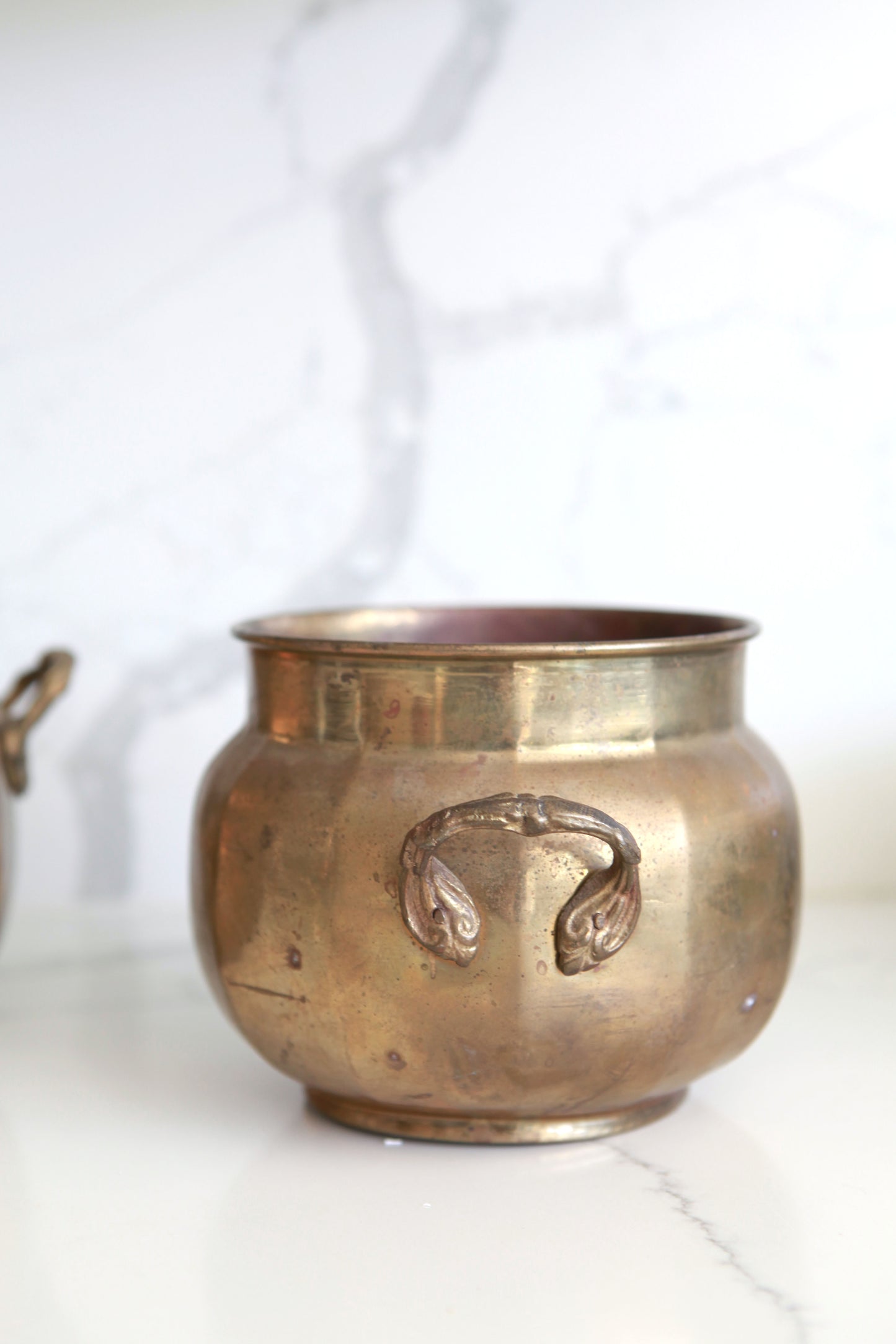 Vintage Brass Vessel (Medium)