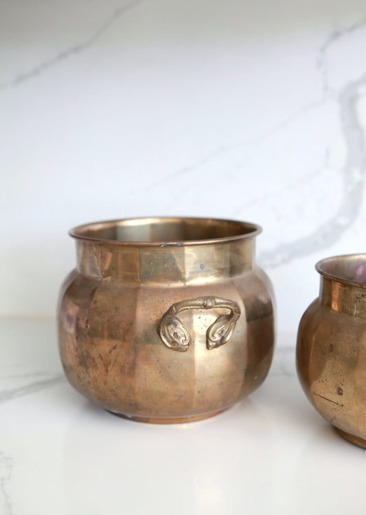 Vintage Brass Vessel (Large)