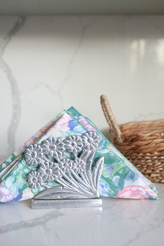 Vintage Floral Napkin Holder