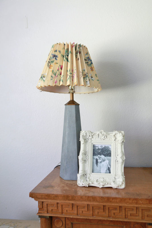 Floral Pleated Lampshade