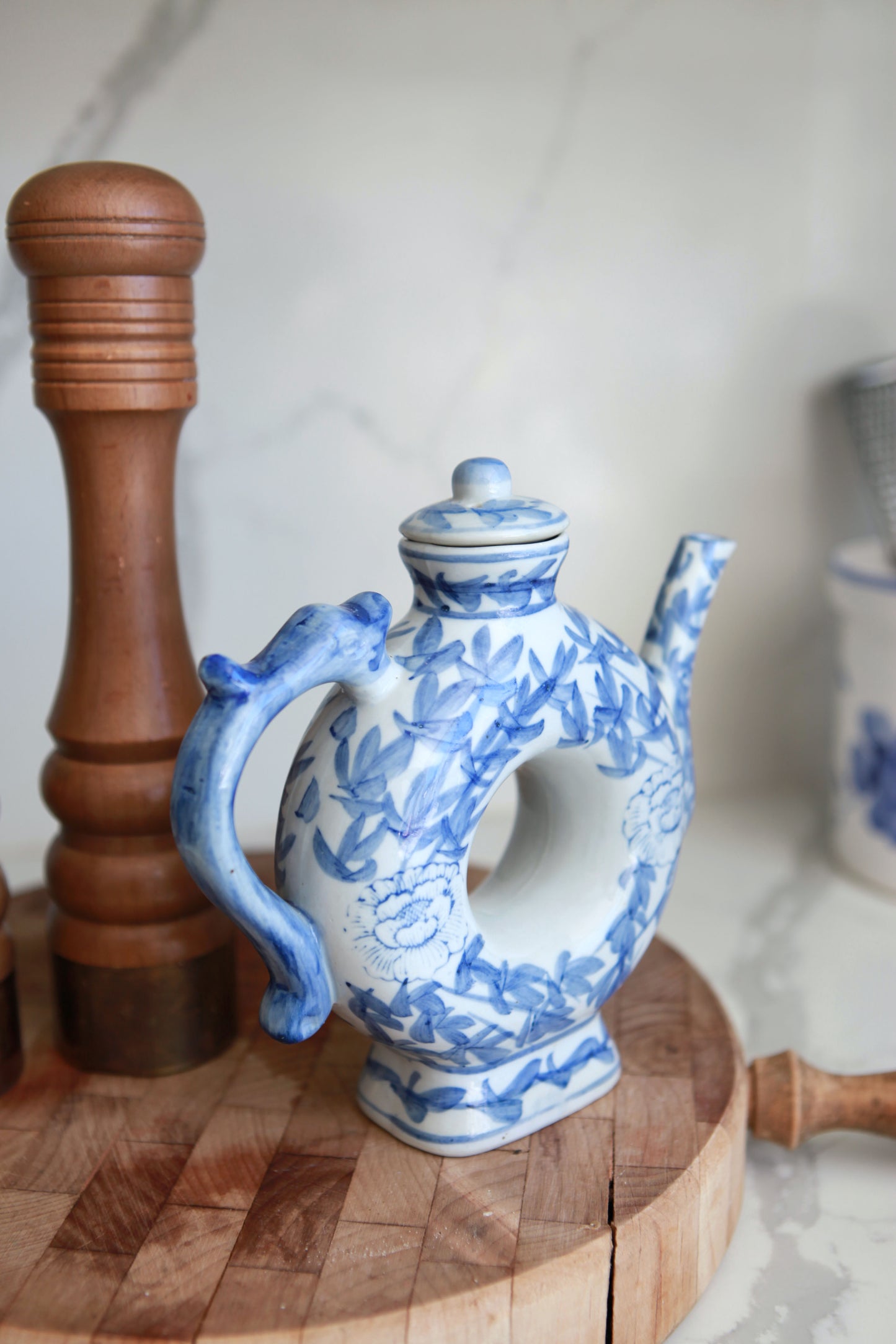 Blue & White Decanter